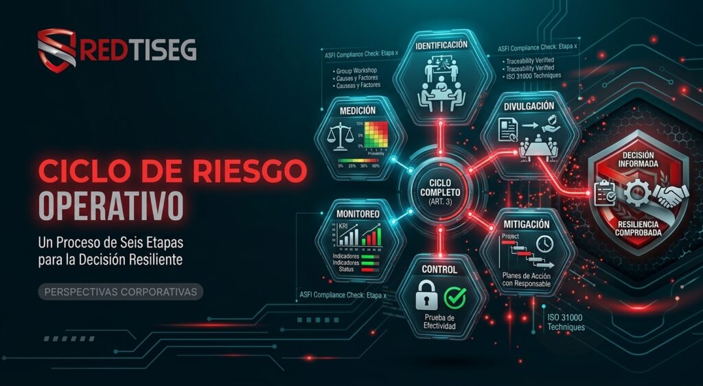 Las seis etapas de la gestión del riesgo operativo según ASFI: del taller a la decisión